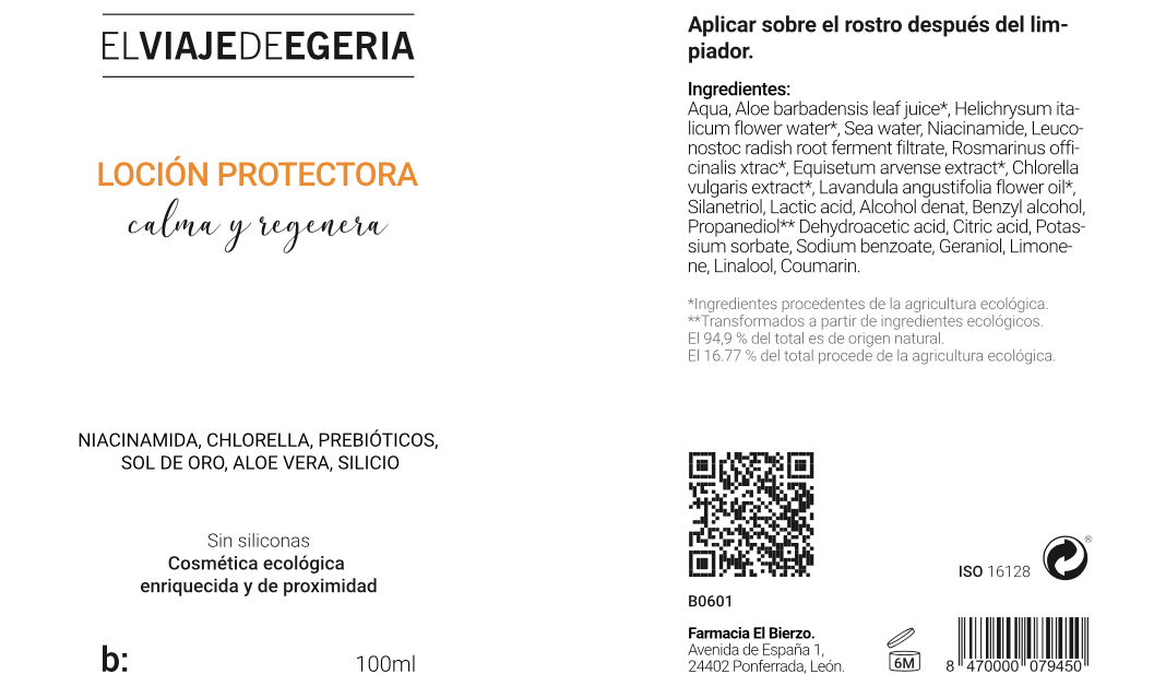 ELVIAJEDEEGERIA LOCION PROTECTORA