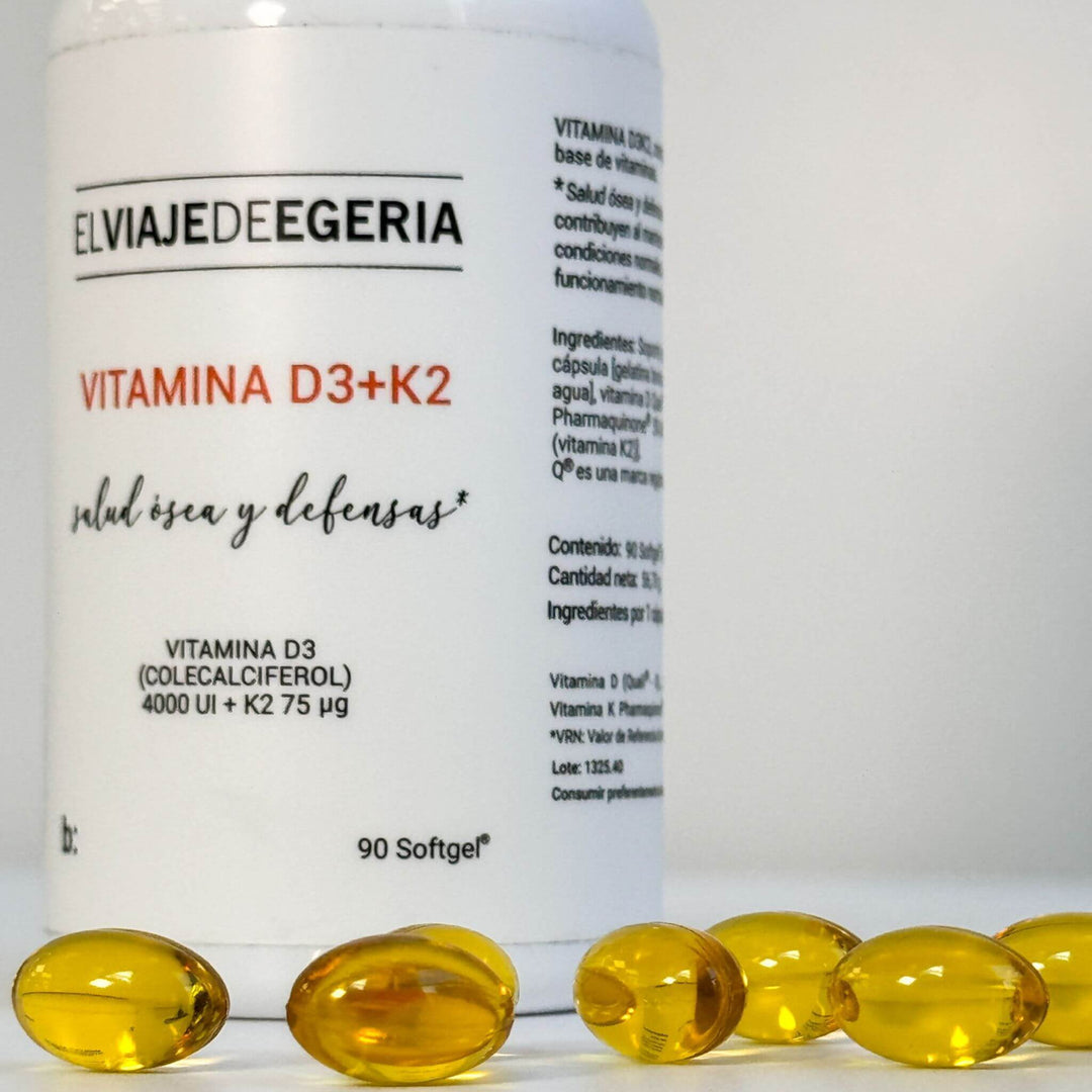 ELVIAJEDEEGERIA VITAMINA D3 K2 90 SOFTGEL®